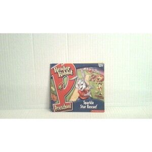 Reader Rabbit Preschool Sparkle Star Rescue Windows/Mac CD 2001 TLC Education